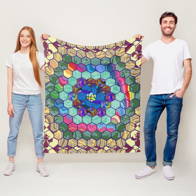 Manta Polar Edredón hecho en casa (In situ)