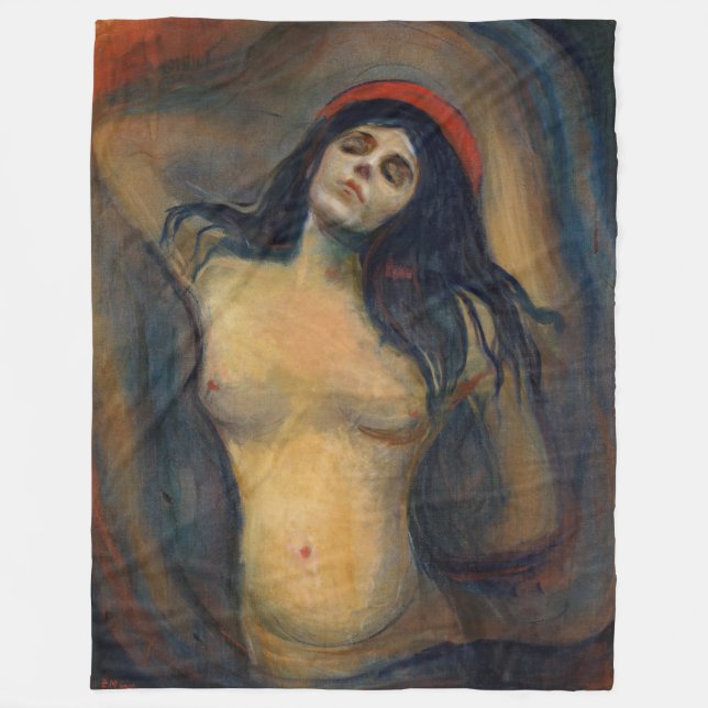 Manta Polar Edvard Munch - Madonna (Anverso)