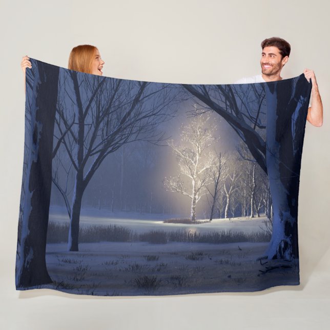 Manta Polar Eéreo de los navidades (In situ)