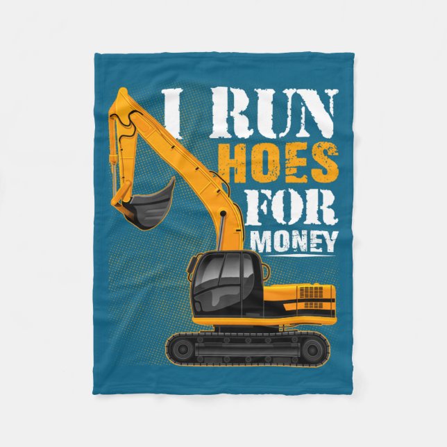 Manta Polar Eever I Run Cute Ss Cute Sss For Money Funny Excav (Anverso)