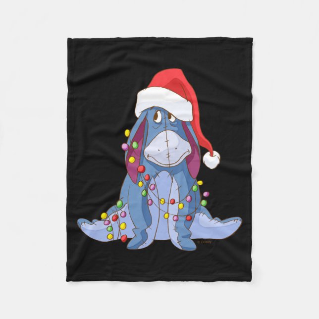 Manta Polar Eeyore Santa Claus  (Anverso)