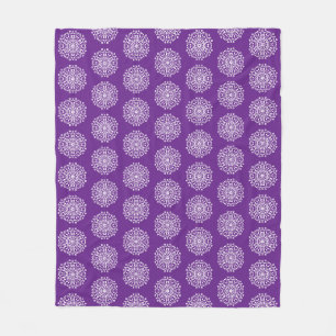 Manta Polar Eggplant Mandala
