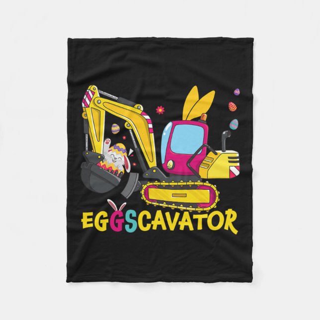 Manta Polar Eggscavator Happy Easter Funny Excavator Hunting E (Anverso)