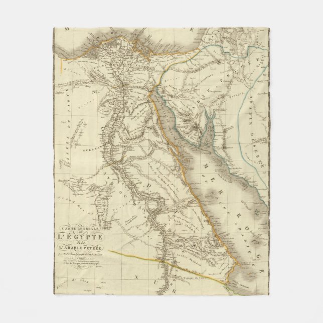 Manta Polar Egipto, saudí Petree (Anverso)