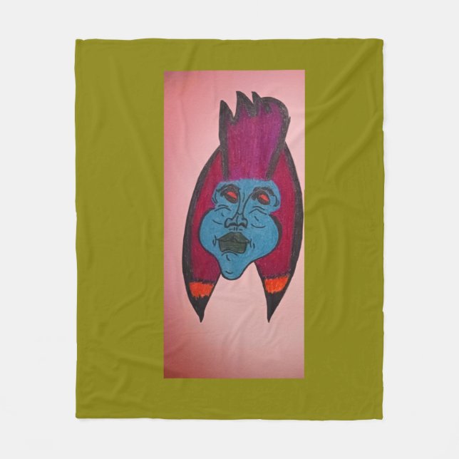 Manta Polar Egyptian Inspired Horror Themed Mummy  (Anverso)