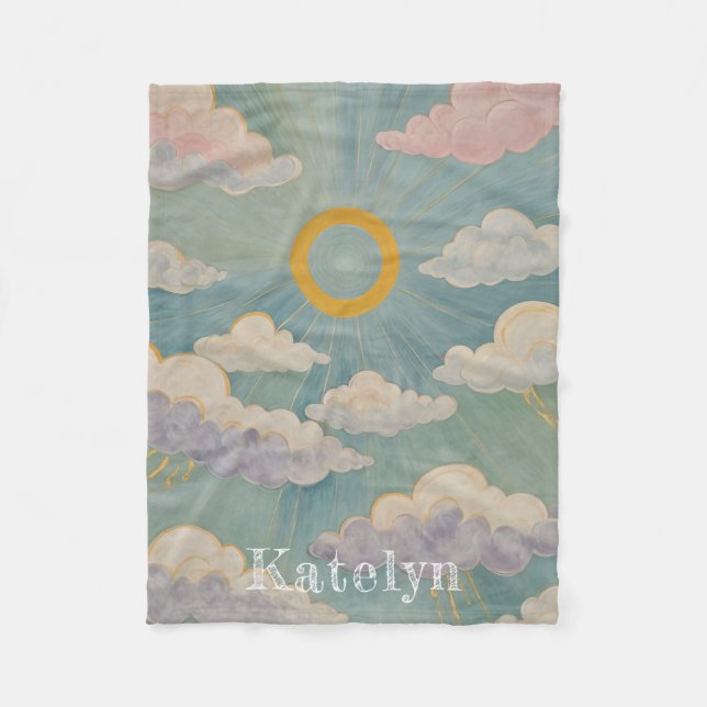 Manta Polar El abrazo de Daybreak personalizado (Anverso)