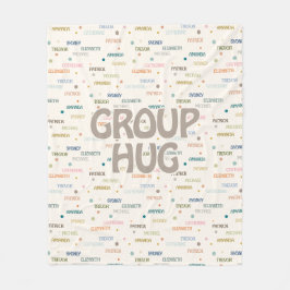 Manta Polar El abrazo de grupo de múltiples nombres 5-7 consig