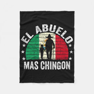 Manta Polar El Abuelo Mas Chingon Abuelo Mexicano Cinco De May