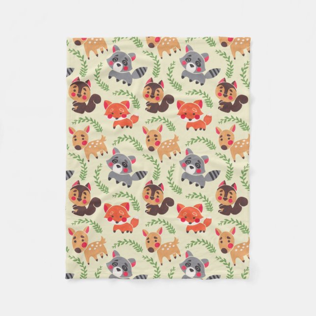 Manta Polar El amigo feliz del bosque (Anverso)