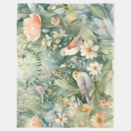 Manta Polar El amor canta Fleece Blanket