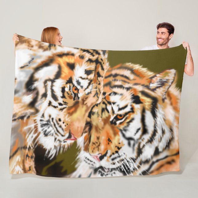 Manta Polar El amor de la novia de la familia Tigers (In situ)