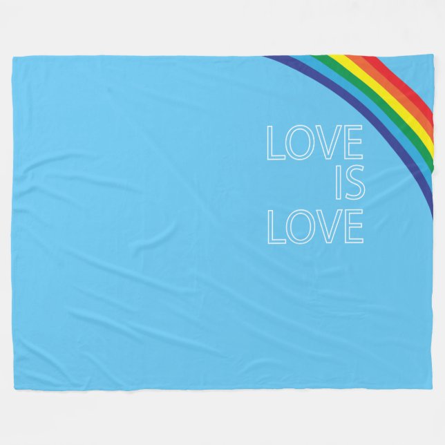 Manta Polar El amor es amor (Frente (Horizontal))