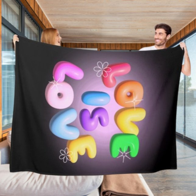 Manta Polar El amor es amor 3D Rainbow Prie Fleece Blanket (Subido por el creador)