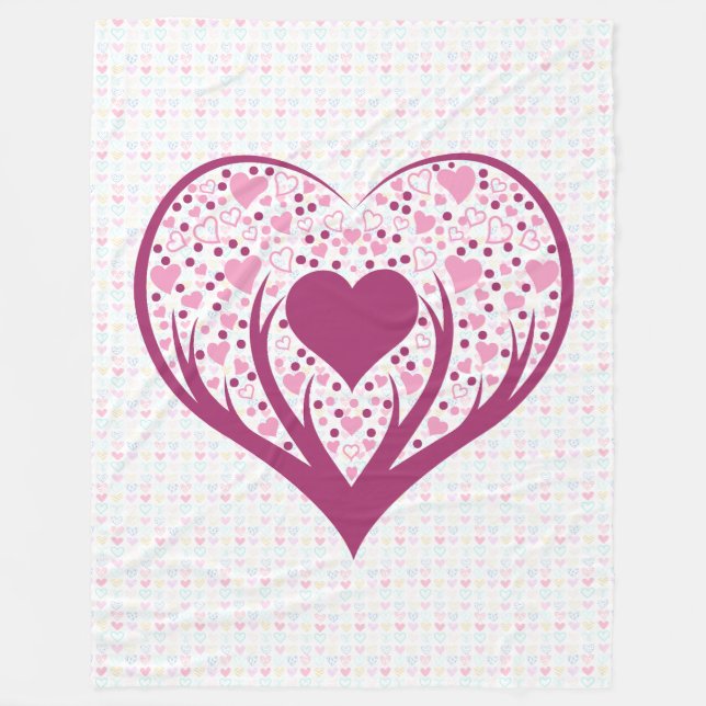 Manta Polar El amor está por todas partes. (Anverso)