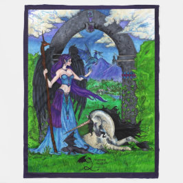 Manta Polar El ángel de Pegaso del unicornio se fue volando el