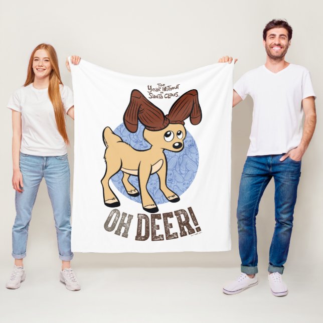 Manta Polar EL AÑO SIN SANTA CLAUS™ | Vixen "Oh ciervo" (In situ)