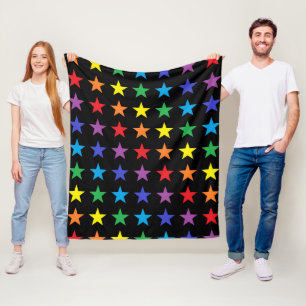Manta Polar El arco iris protagoniza negro
