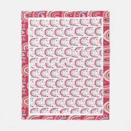 Manta Polar El arcoiris Día de San Valentín del corazón del am