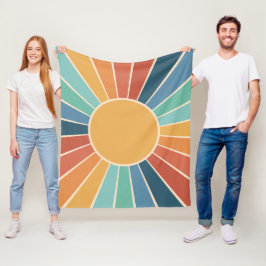 Manta Polar El arcoiris estelar Groovy retro hippie 60 Boho