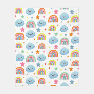 Manta Polar El arcoiris suave