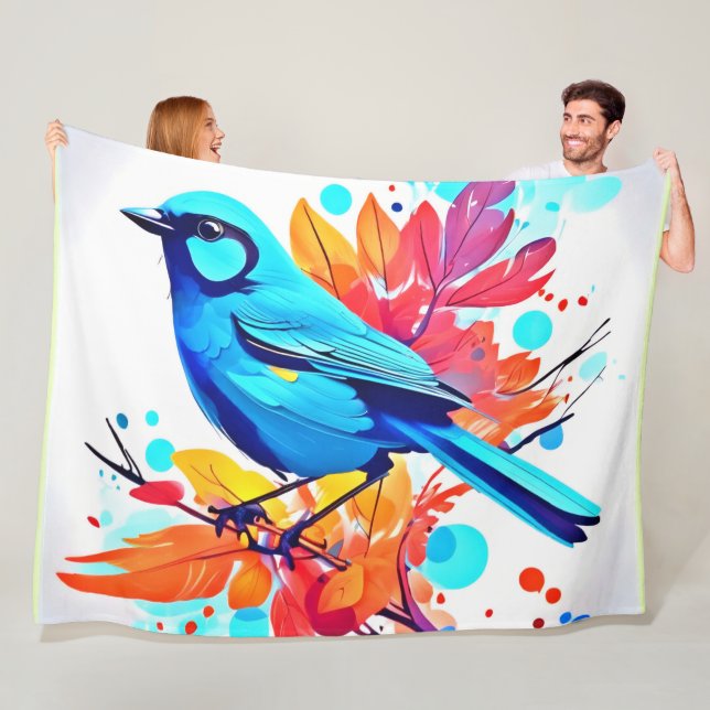 Manta Polar El arte bliss de Bluebird (In situ)