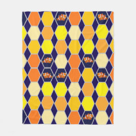 Manta Polar El arte dibujado a mano de pez globo