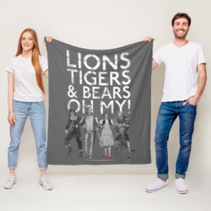 Manta Polar El Asistente De Oz™ Tigres de leones y osos ¡