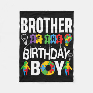 Manta Polar El Autismo Del Hermano Del Niño De Cumpleaños