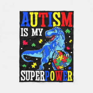 Manta Polar El autismo es mi superpoder el dinosaurio de conci
