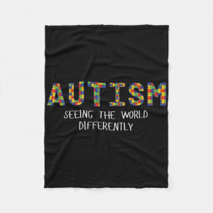 Manta Polar El Autismo Viendo El Mundo De Manera Diferente