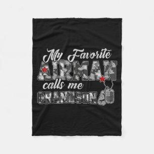 Manta Polar El aviador favorito llama nieto bandera de camufla