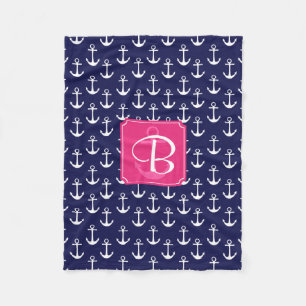 Manta Polar El azul marino moderno ancla el modelo