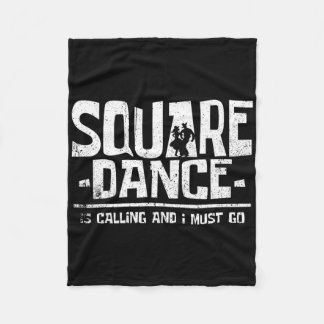 Manta Polar El Baile Cuadrado De Baile Cuadrado Está Llamando 