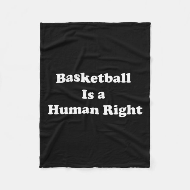 Manta Polar El baloncesto es derechos humanos (Anverso)