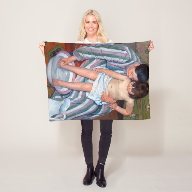 Manta Polar El baño del niño, Mary Cassatt (In situ)