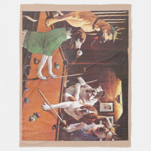 Manta Polar El beagle de rasguño