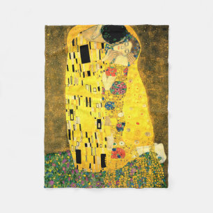 Manta Polar El beso de Gustavo Klimt