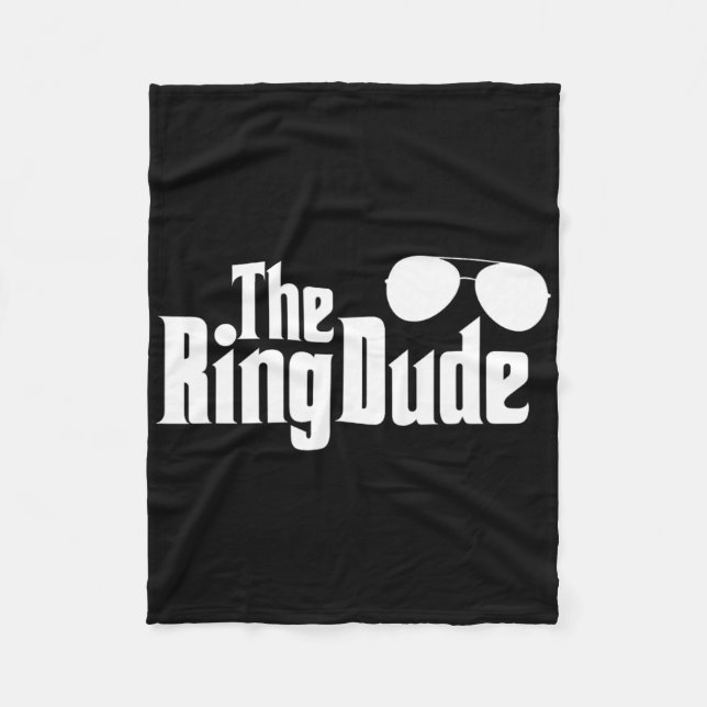 Manta Polar El Boda Groom Bes de Ring Dude Ring Ring (Anverso)