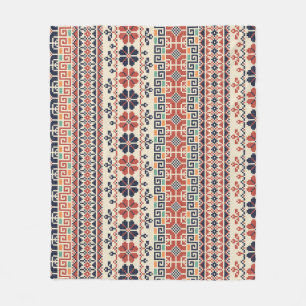 Manta Polar El Bordado Palestino Motif: Belleza Tradicional.