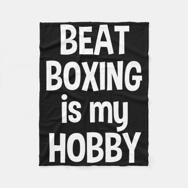 Manta Polar El Boxeo Beat Es Mi Hob3 (Anverso)