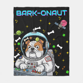 Manta Polar El Bulldog "Barkonaut" de perro espacial adoraba l