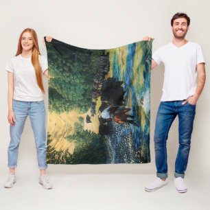 Manta Polar El caballo del rancho, manada de ganado de Angus