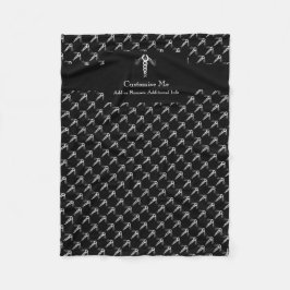 Manta Polar El Caduceus (blanco)