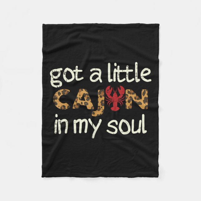 Manta Polar El Cangrejo De Llanto Se Puso Un Pequeño Cajún En  (Anverso)