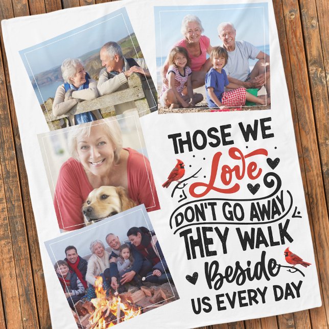 Manta Polar El Cardenal Poem Photos Memorial Keepsake (Subido por el creador)