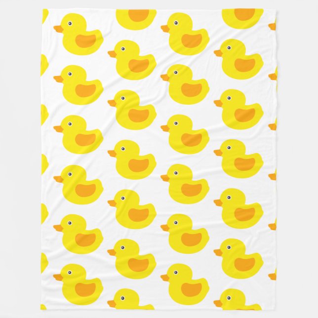Manta Polar El caucho amarillo adorable Ducks Duckies (Anverso)
