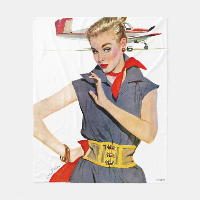 Manta Polar El Chica que robó aviones (Anverso)