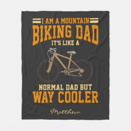 Manta Polar El ciclista de montaña papá gusta de la normalidad
