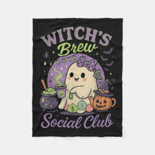 Manta Polar El club social de brujas cute el fantasma Cauldron