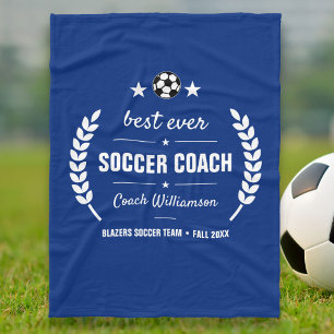 Manta Polar El coche del fútbol le agradece regalo del equipo